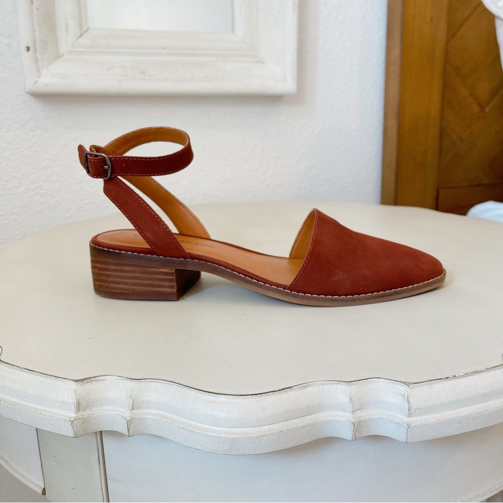 Lucky Brand Brown Leather Sandals Size 8.5